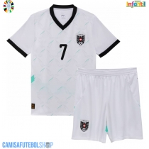 Camisa de time de futebol Áustria Marko Arnautovic #7 Replicas 2º Equipamento Infantil Europeu 2024 Manga Curta (+ Calças curtas)